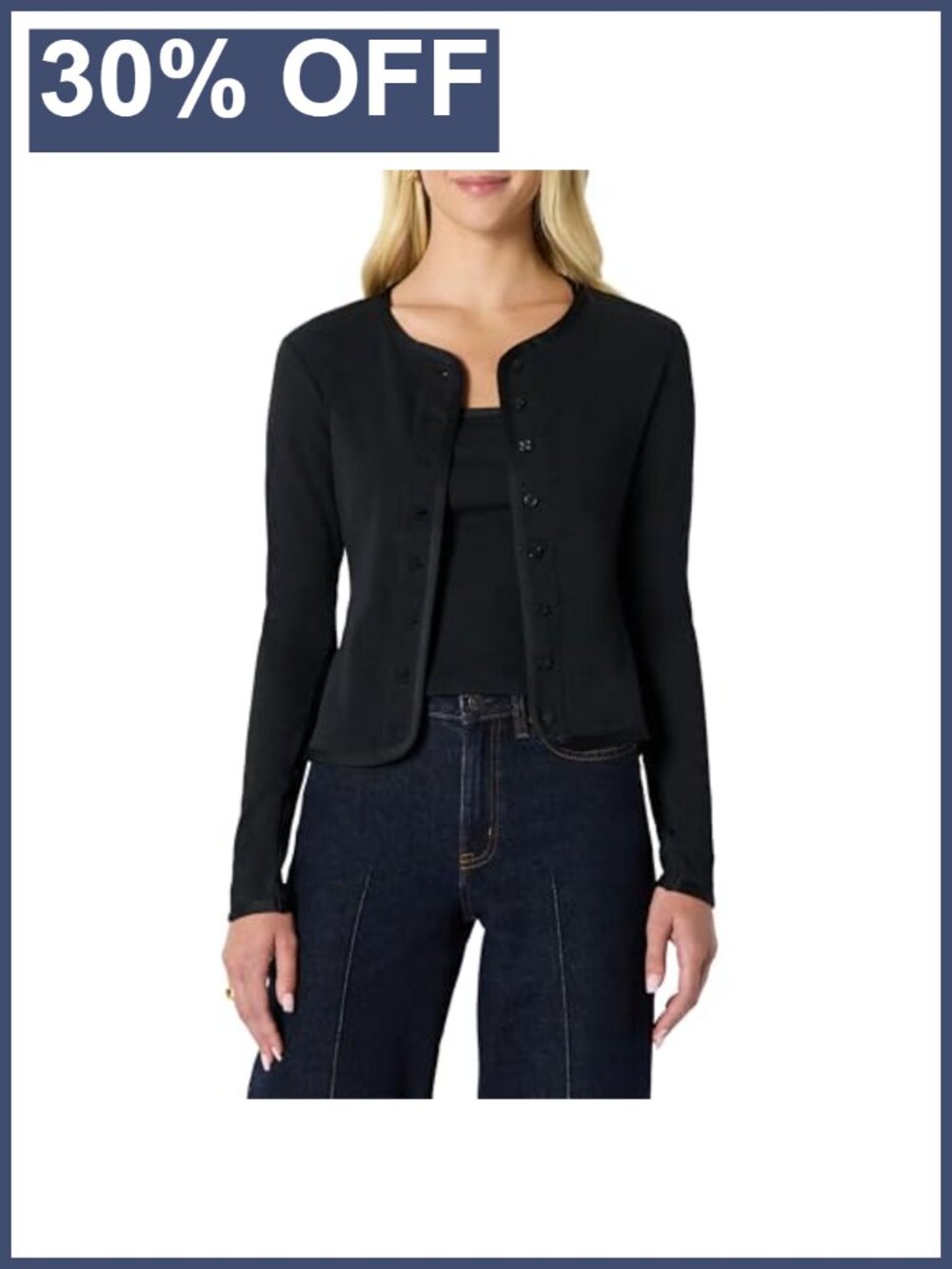 Women's Slim Fit Ribbed Cardigan & Cami Set Removable Straps Long Sleeve